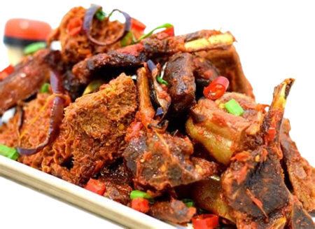 Assorted Peppered meat