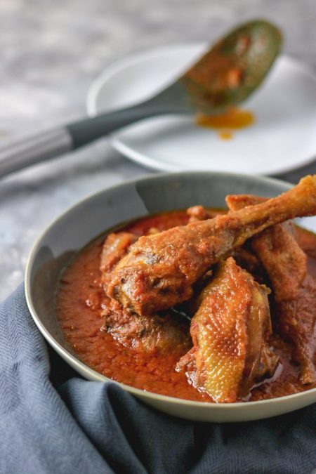 Nigerian chicken stew