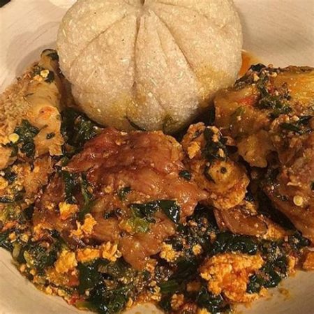 Egusi soup with any choice of swallow. Note: If your choice of Meat is Oxtail or Goat Meat Please pay extra $5. - Image 5