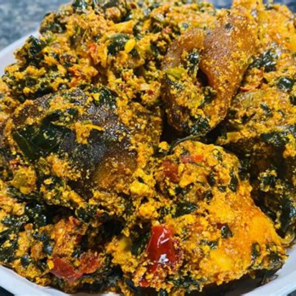 Egusi soup with any choice of swallow