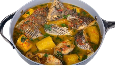 Tilapia fish pepper soup