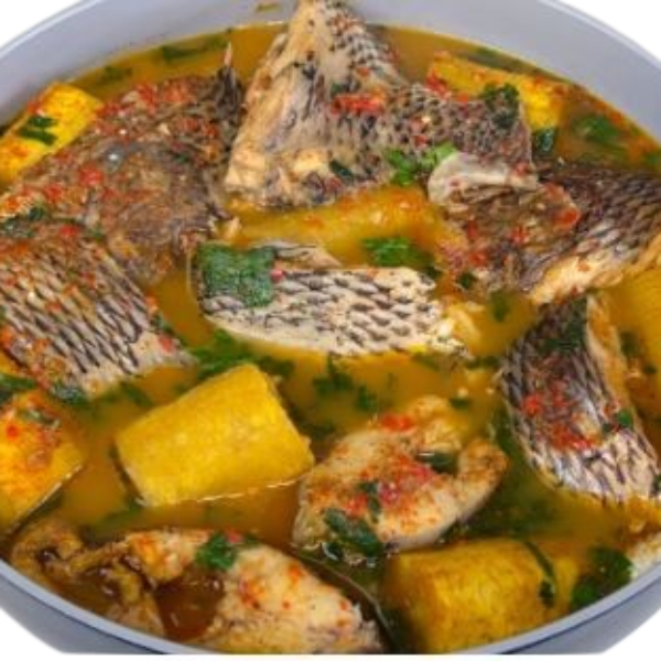 Tilapia fish pepper soup