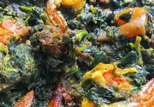 Afang Soup with Swallow