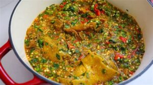 Okra soup with assorted meat - Image 3