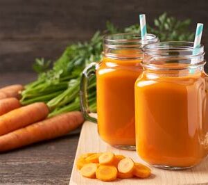 Carrots in Fruits Smoothie