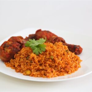 Jollof Rice + Chicken