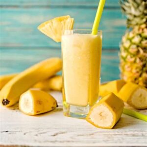 Banana and Pineapple Smoothie