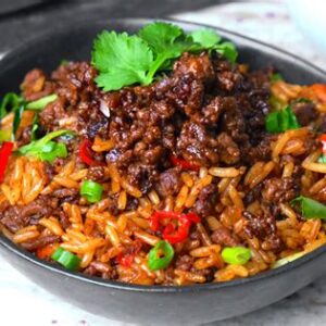 Fried Rice with diced Beef