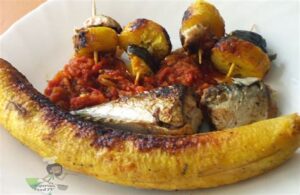 Roasted Tilapia and Plantain (Boli) with Pepper sauce - Image 3