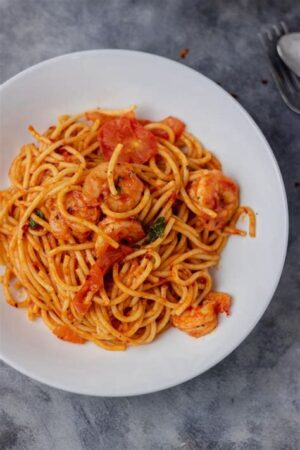 Jollof spaghetti