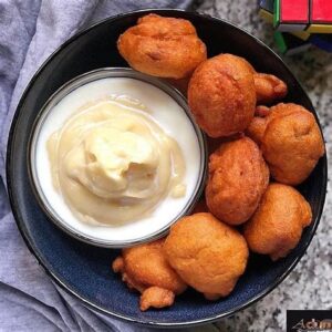 Akara (Beans Fritters) and Pap (Ogi)