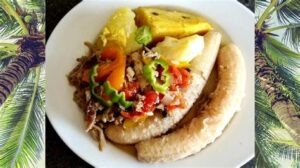 Steamed Plantain with Mackerel Source - Image 2