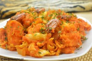 Asaro ( Yam porridge) with pepper sauce - Image 2