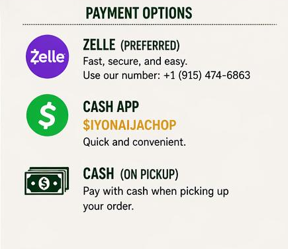 PAYMENT OPTIONS